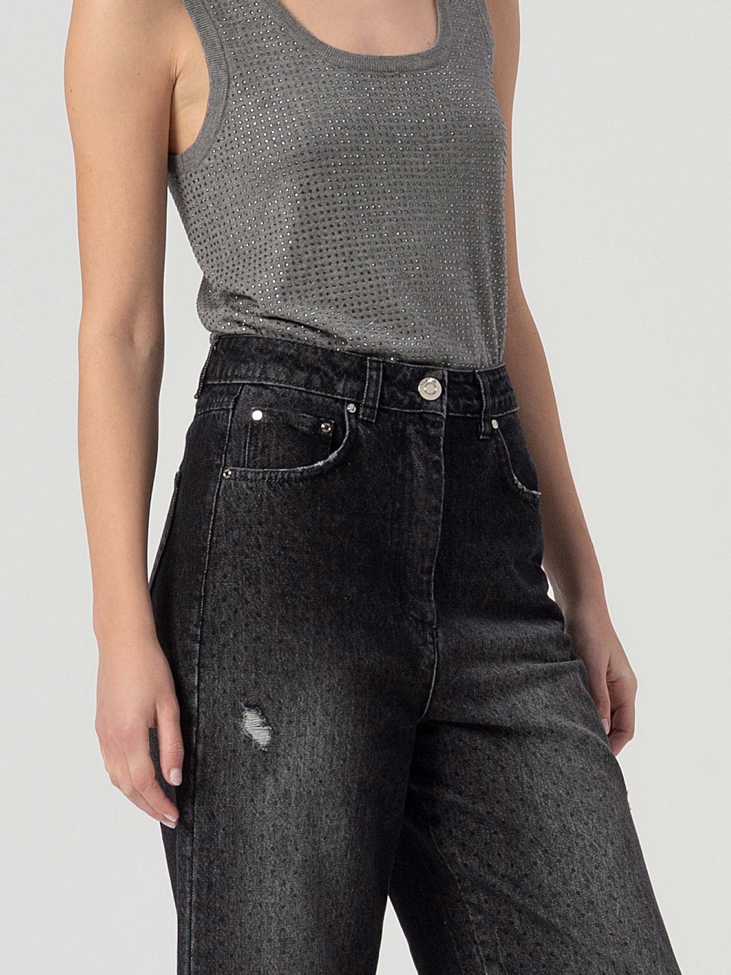 Calças de Ganga Boyfriend