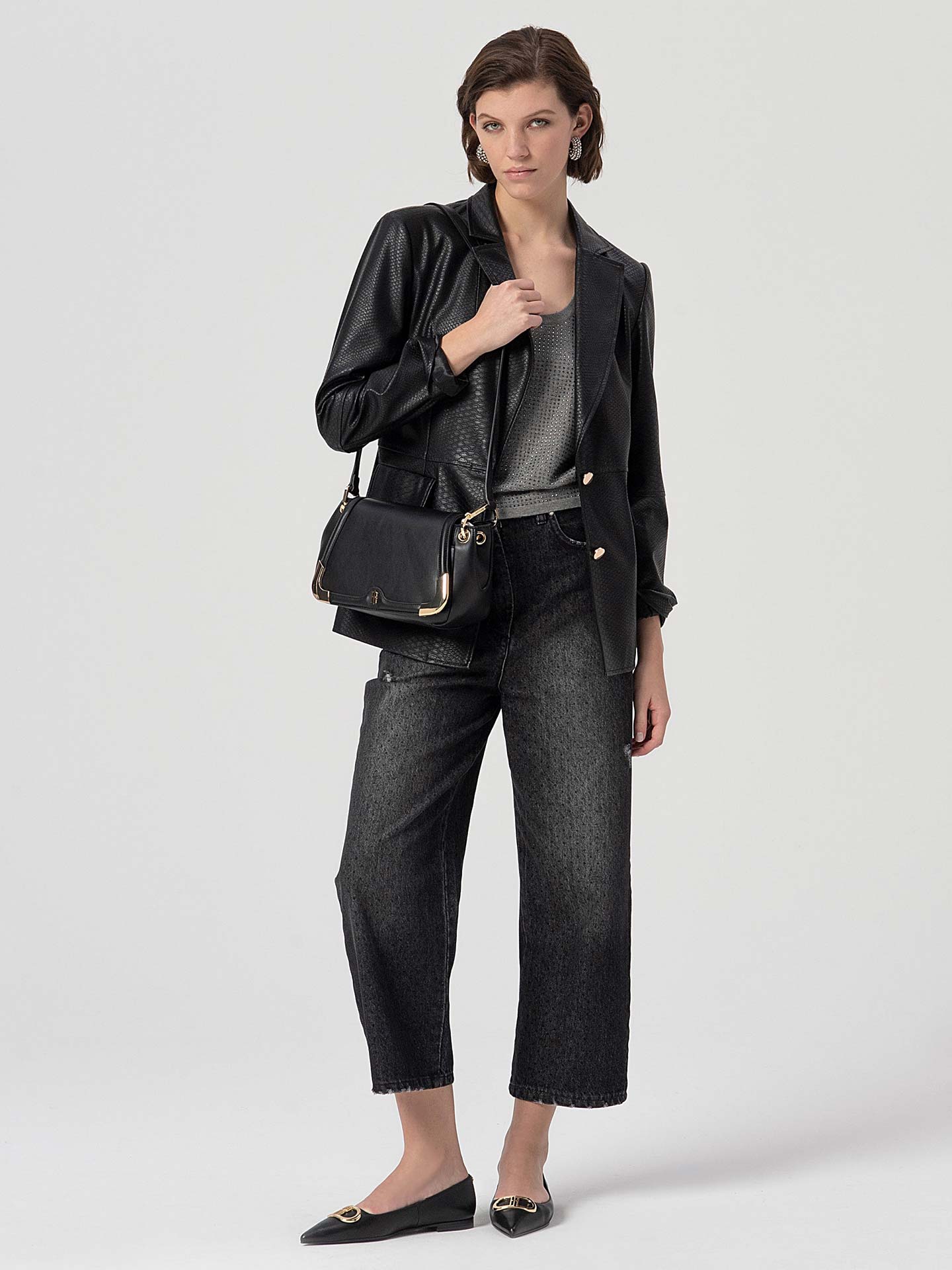 Calças de Ganga Boyfriend