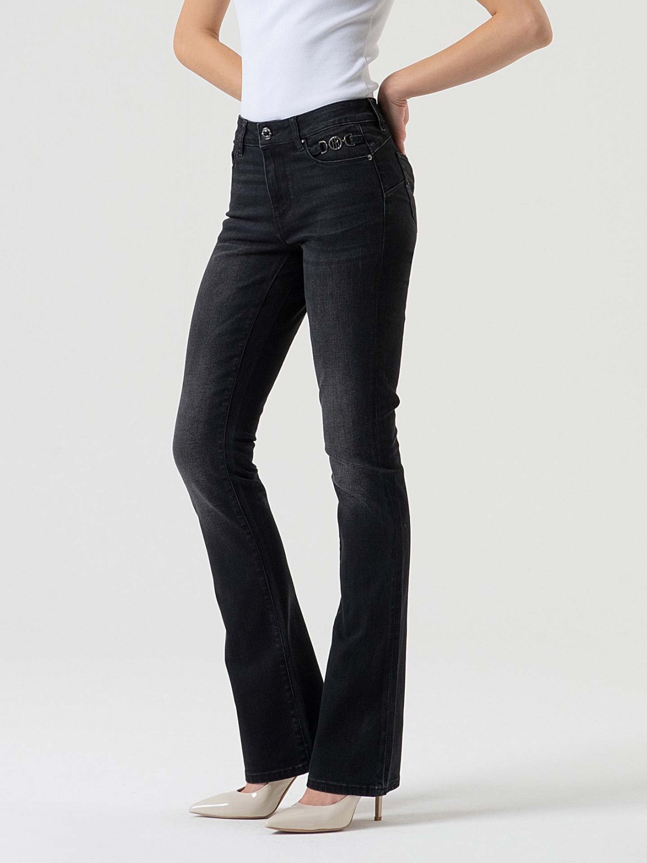 Calas de Ganga Bootcut Efeito Push-up