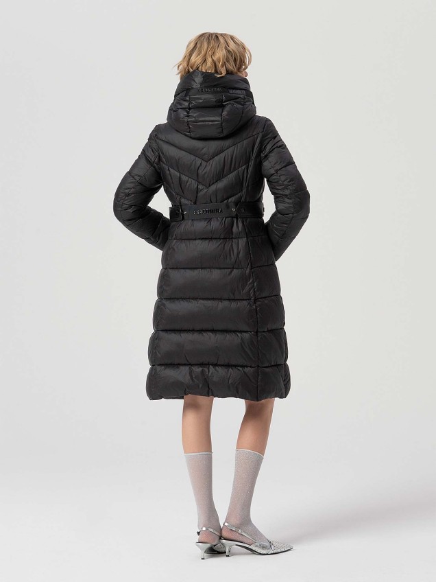 Parka Acolchoada com Capuz