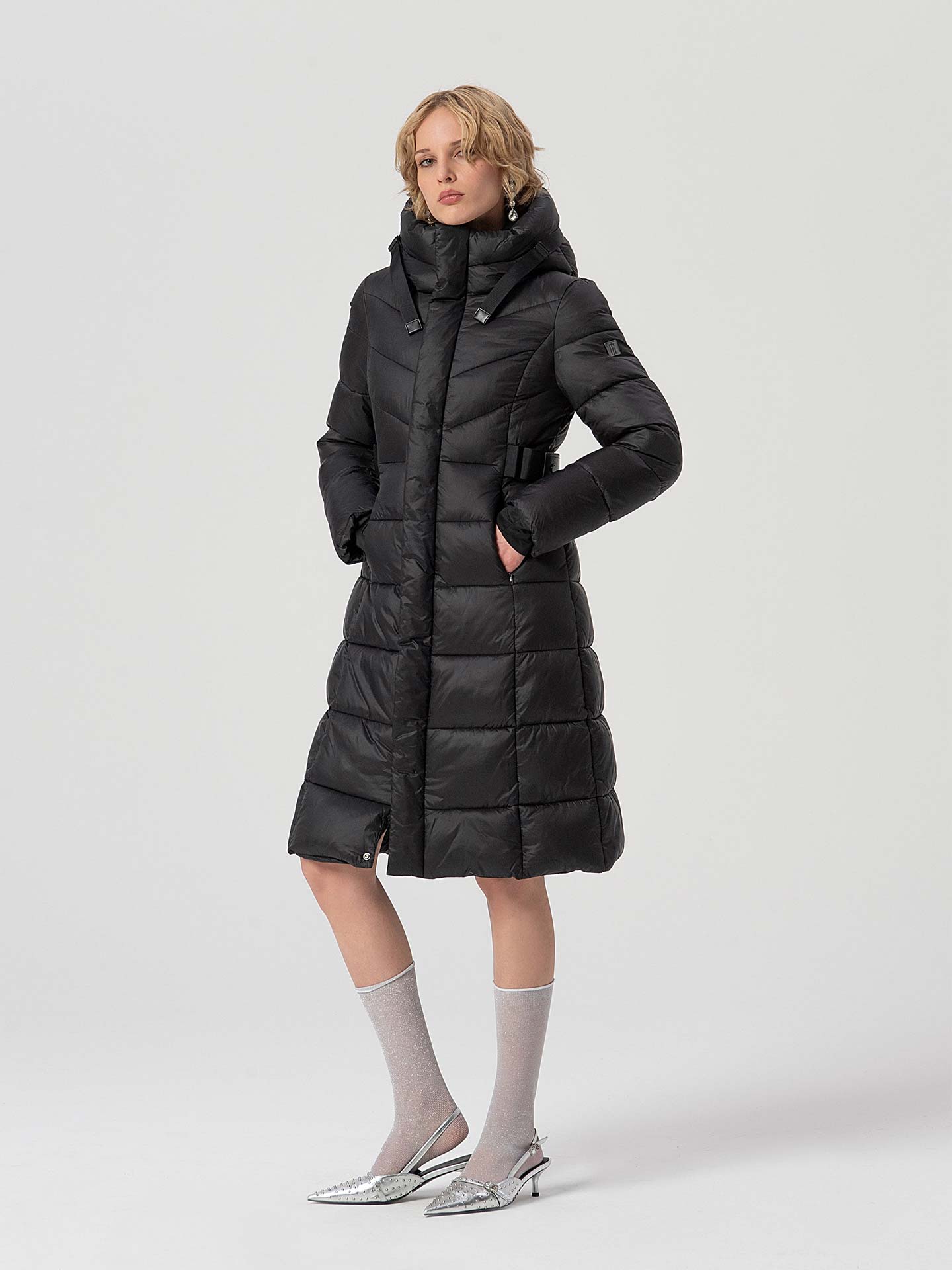 Parka Acolchoada com Capuz