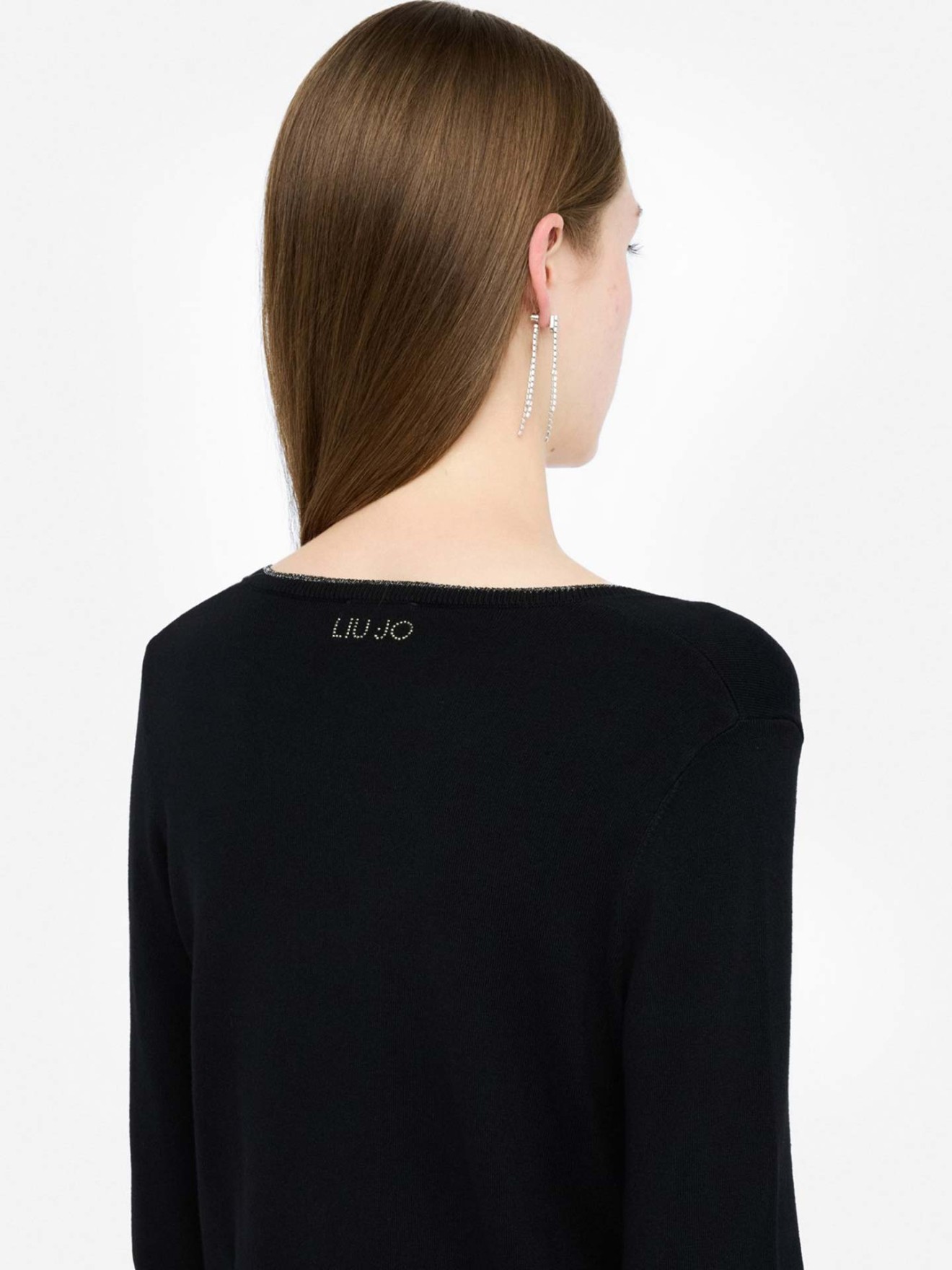 Casaco de Malha com Detalhes Lurex