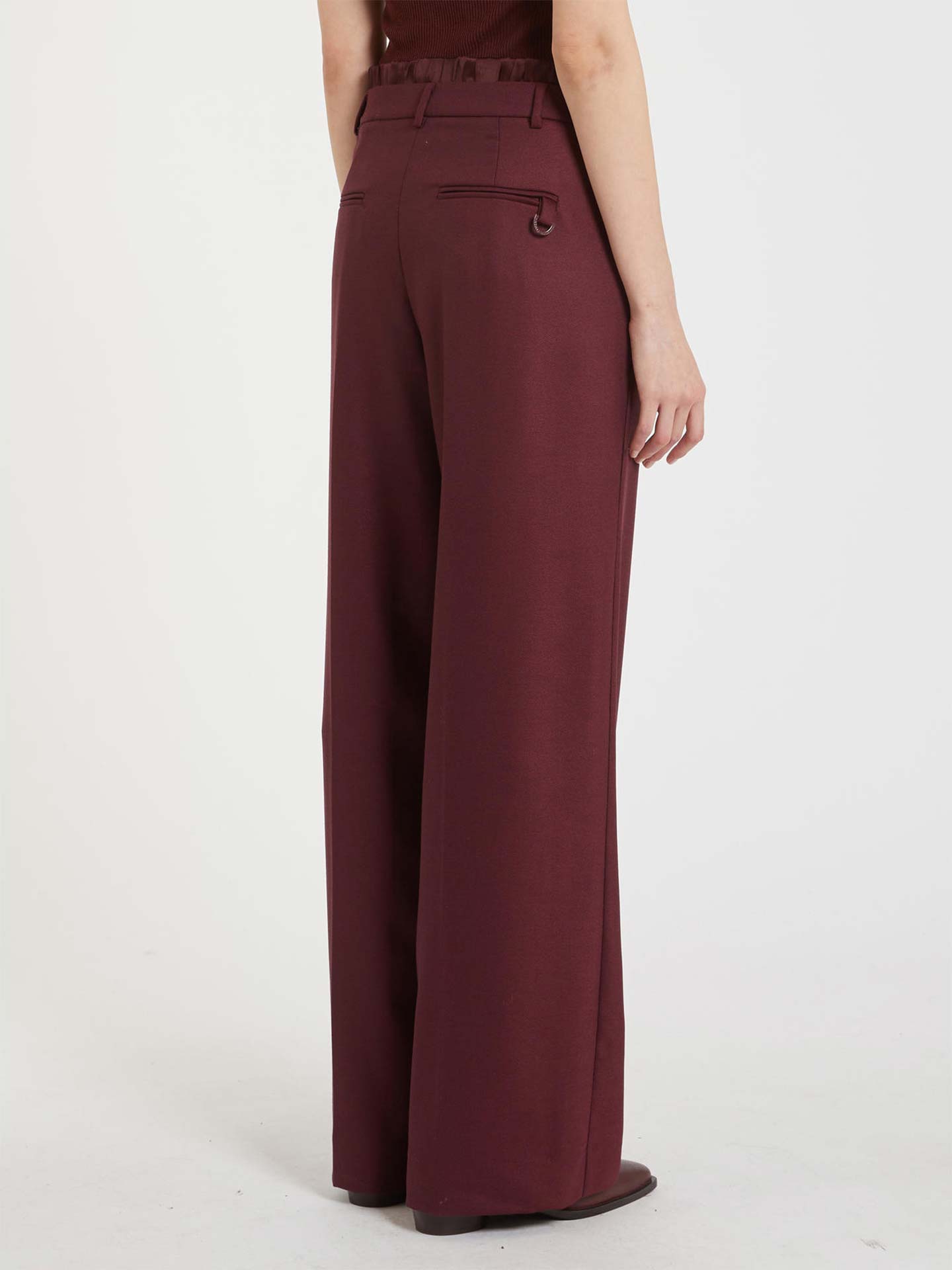 Calças de Sarja Straight Fit