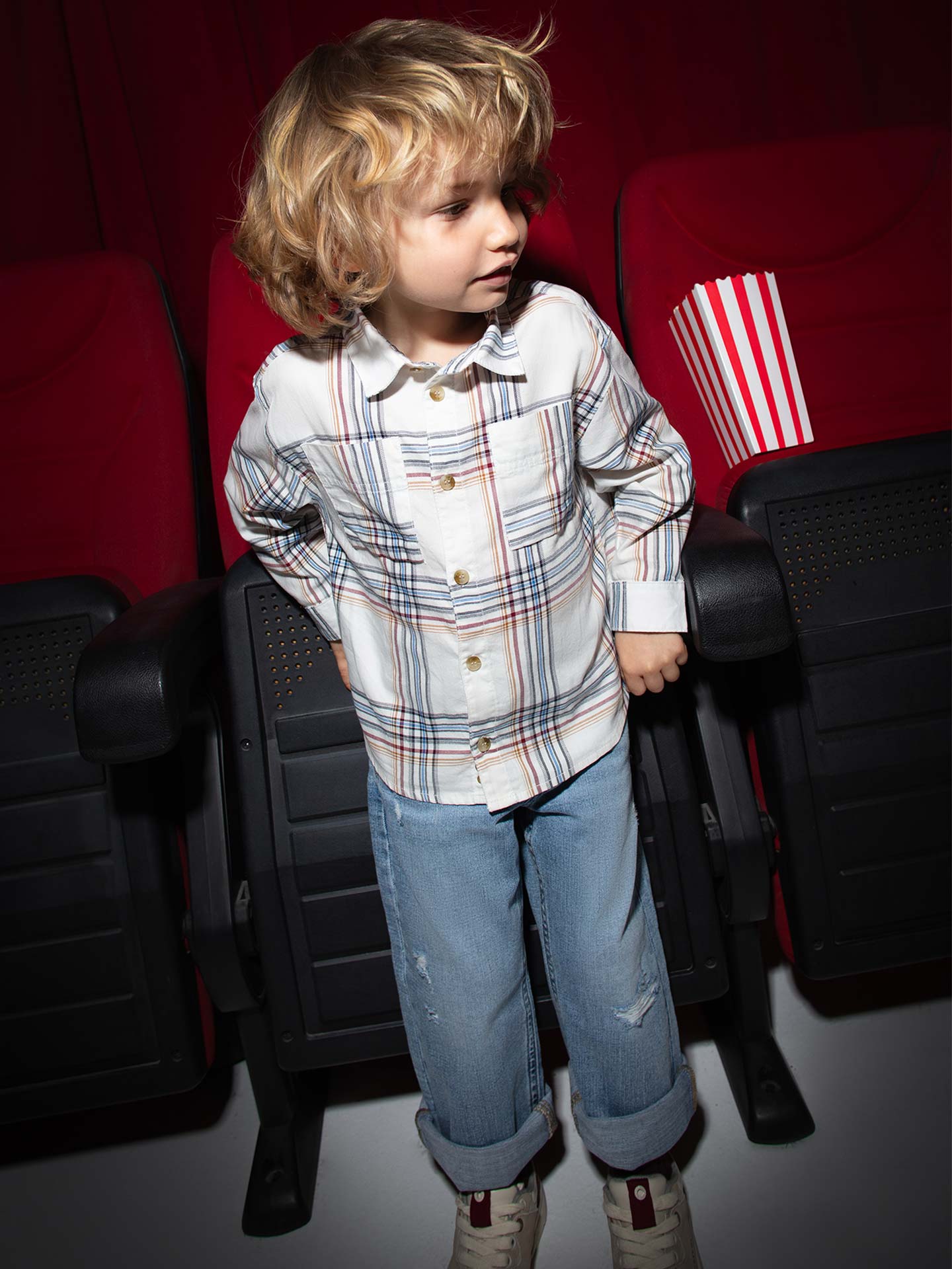 Calças de Ganga Wide Fit