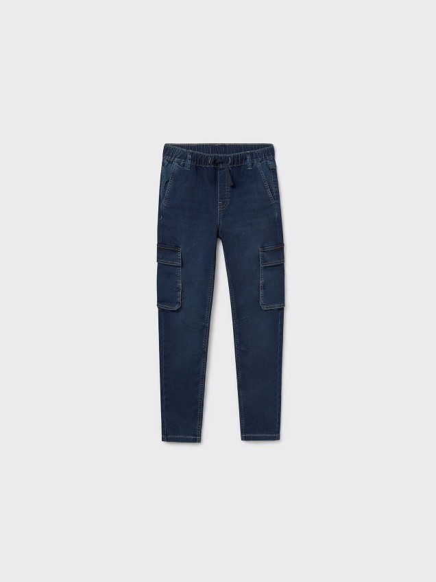 Calças de Ganga Jogger Cargo