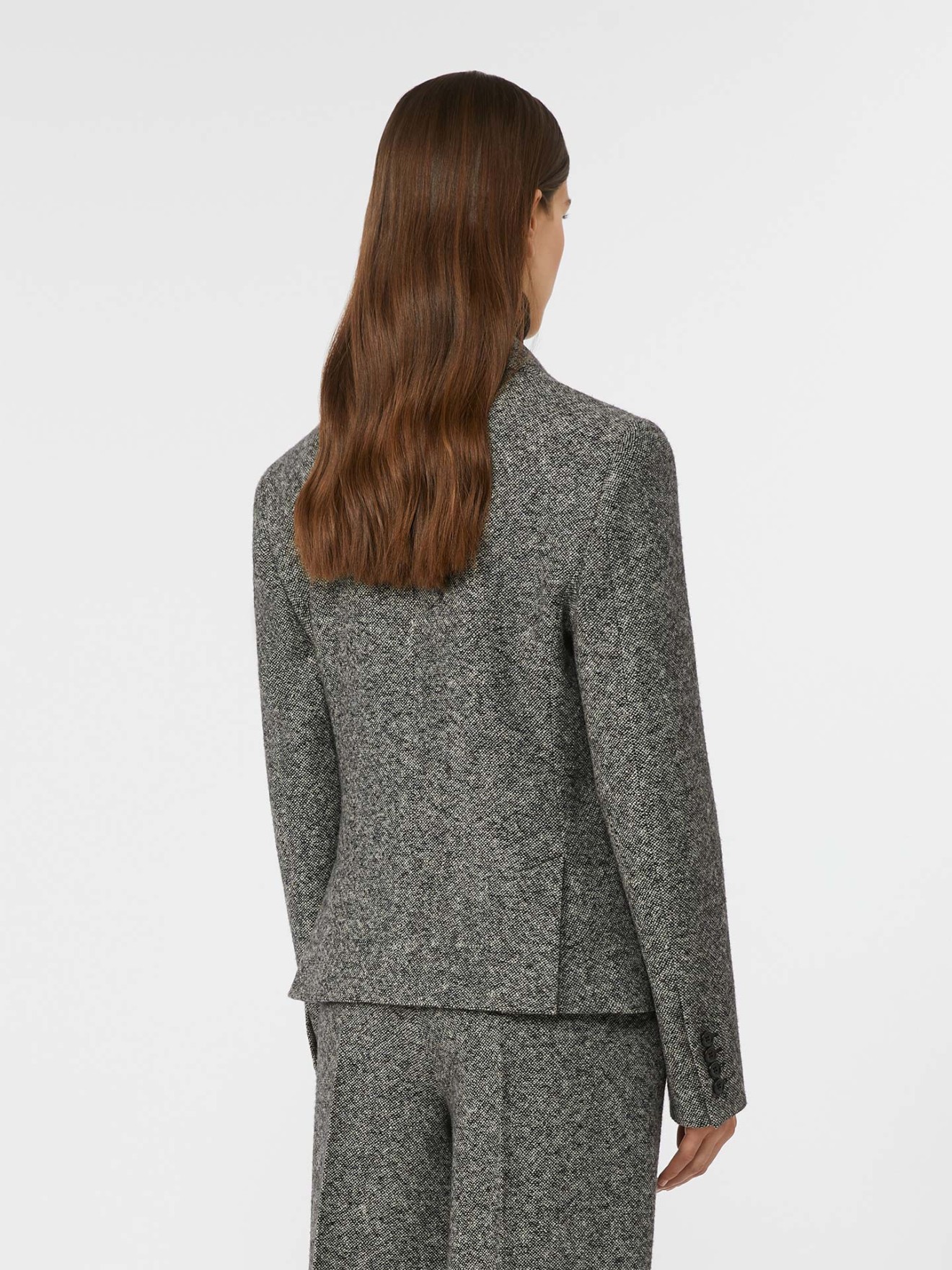 Blazer de Tweed Salmone