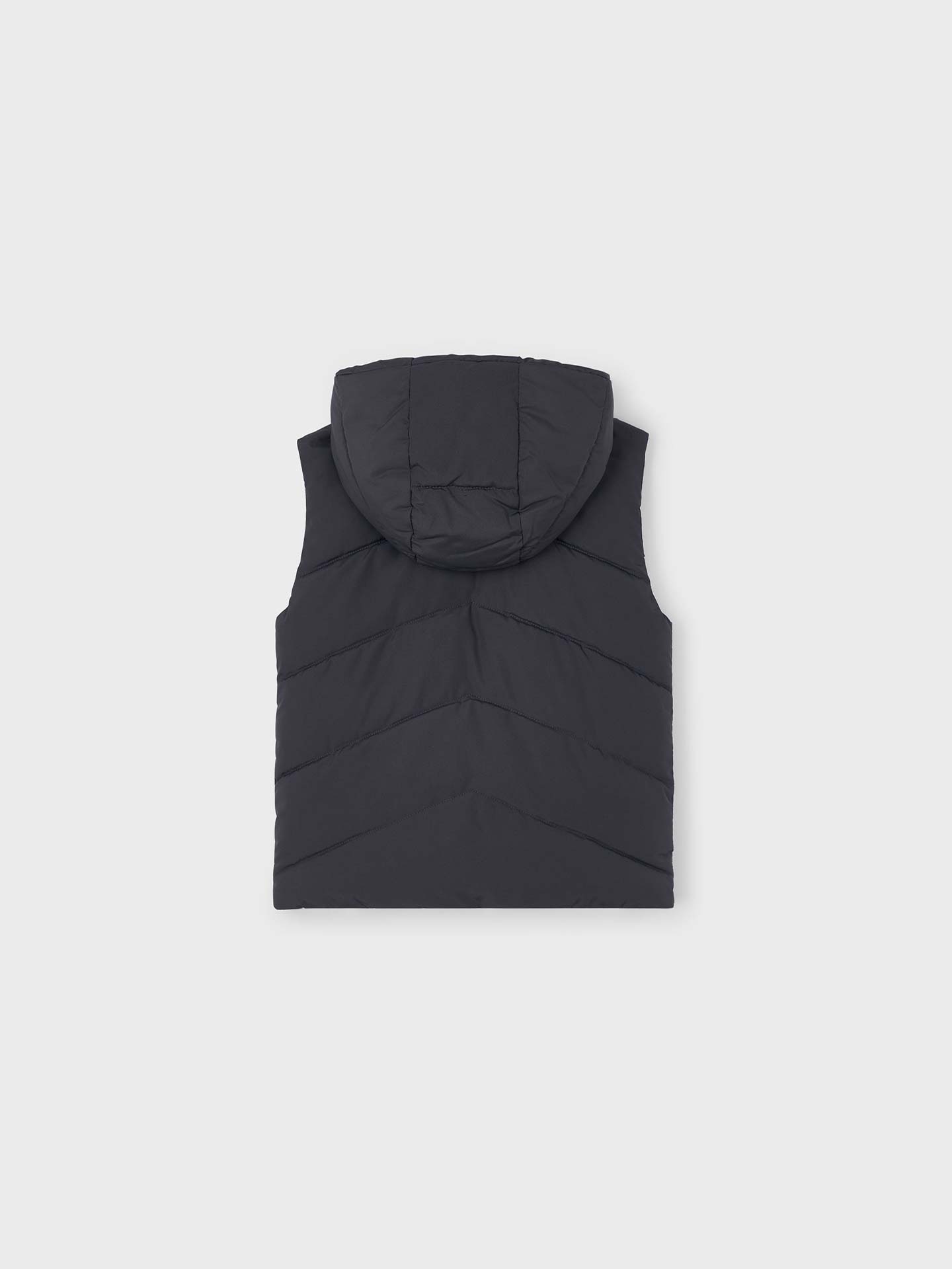 Colete Reversível Acolchoado com Capuz