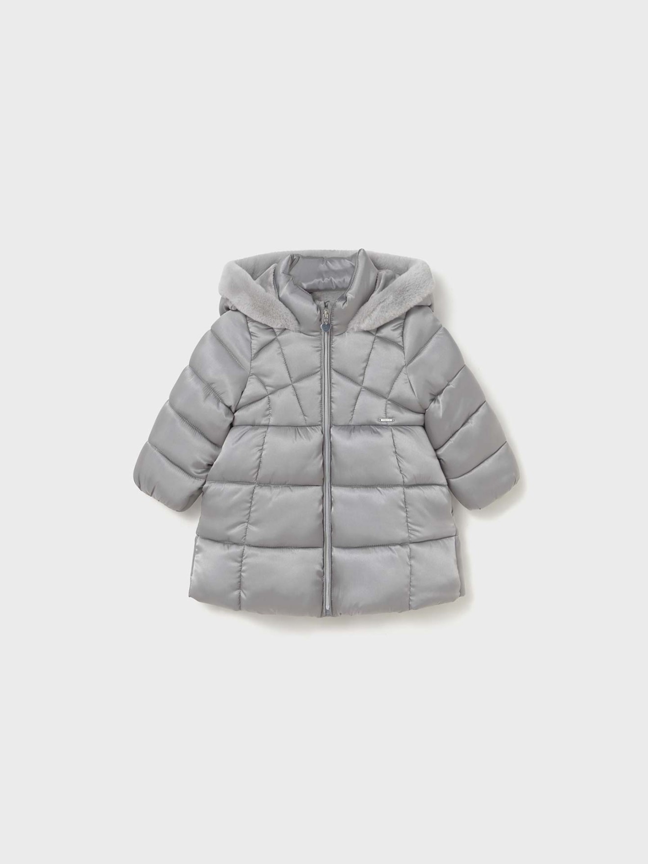 Bluso Acolchoado Comprido com Capuz