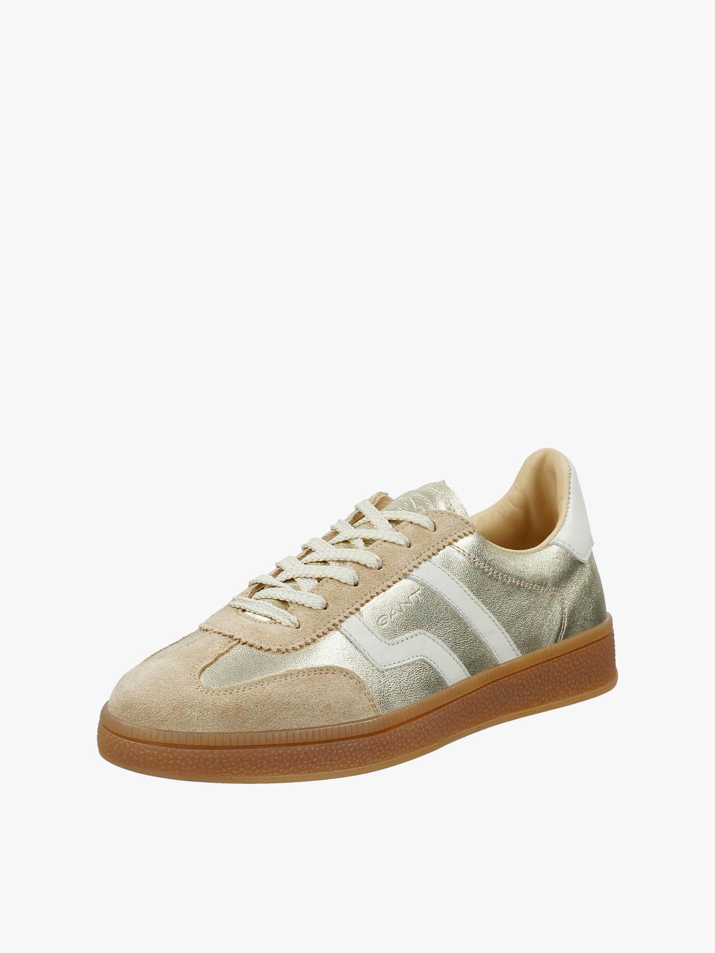 Sapatilhas Retro em Pele