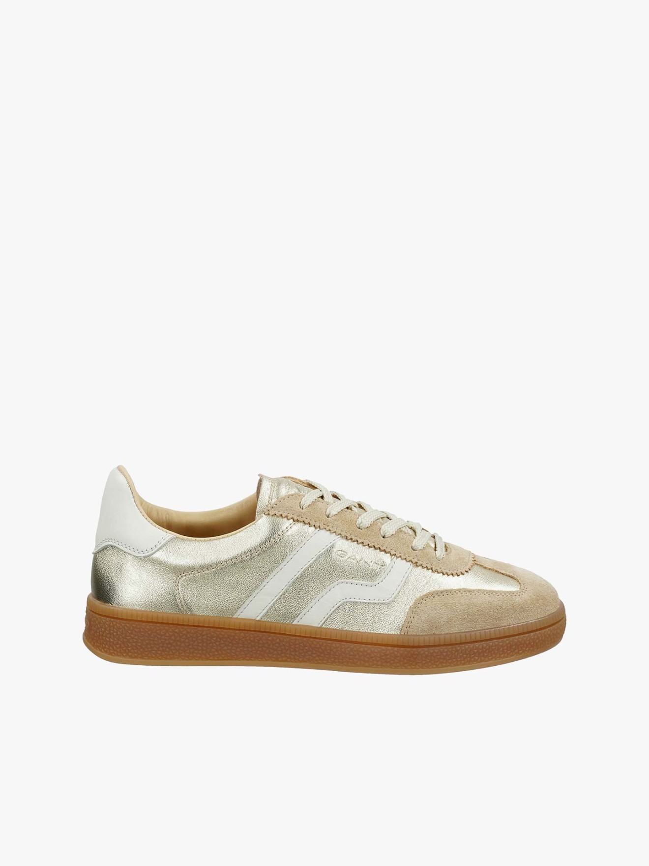 Sapatilhas Retro em Pele