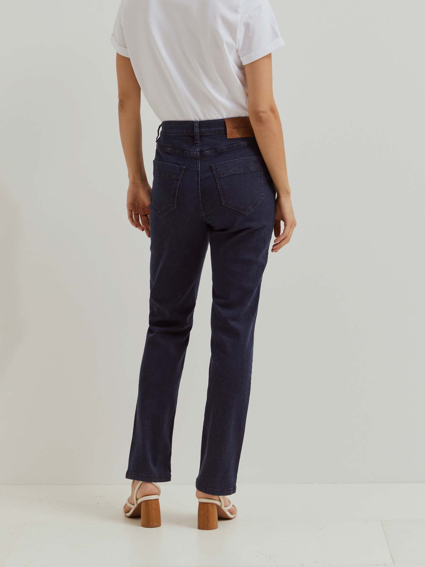 Calças de Ganga Straight Fit