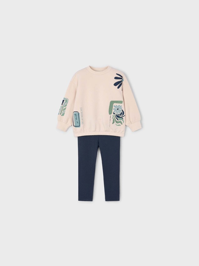 Conjunto de Leggings e Sweatshirt