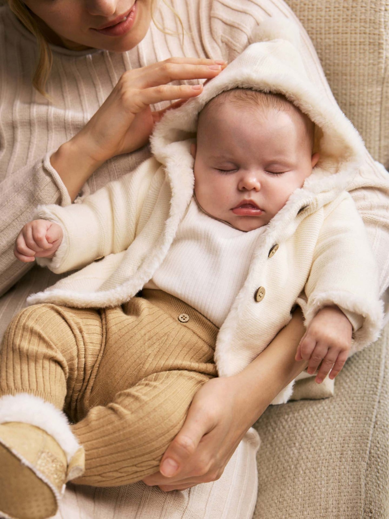 Casaco de Tric com Pelo