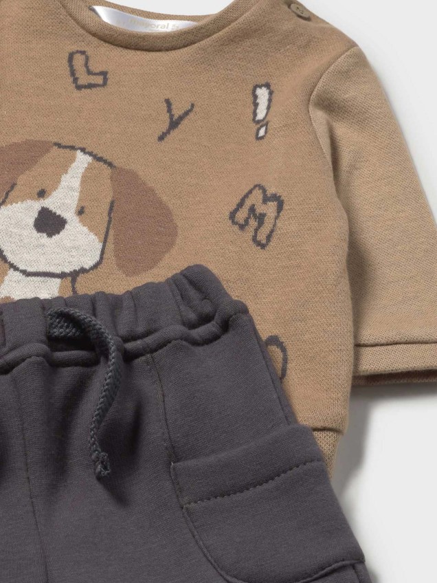 Conjunto de Calças e Sweatshirt