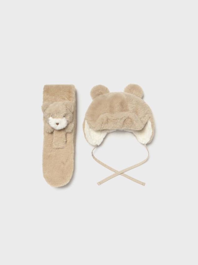 Conjunto de Gorro e Cachecol