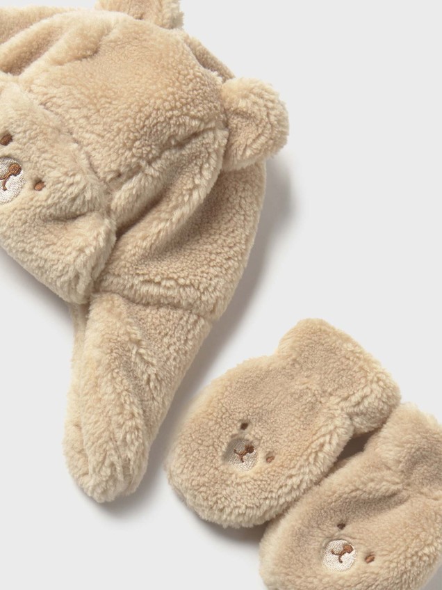 Conjunto de Gorro e Luvas