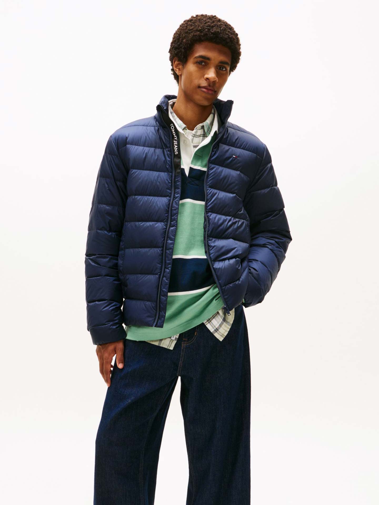 Blusão Acolchoado com Gola Subida