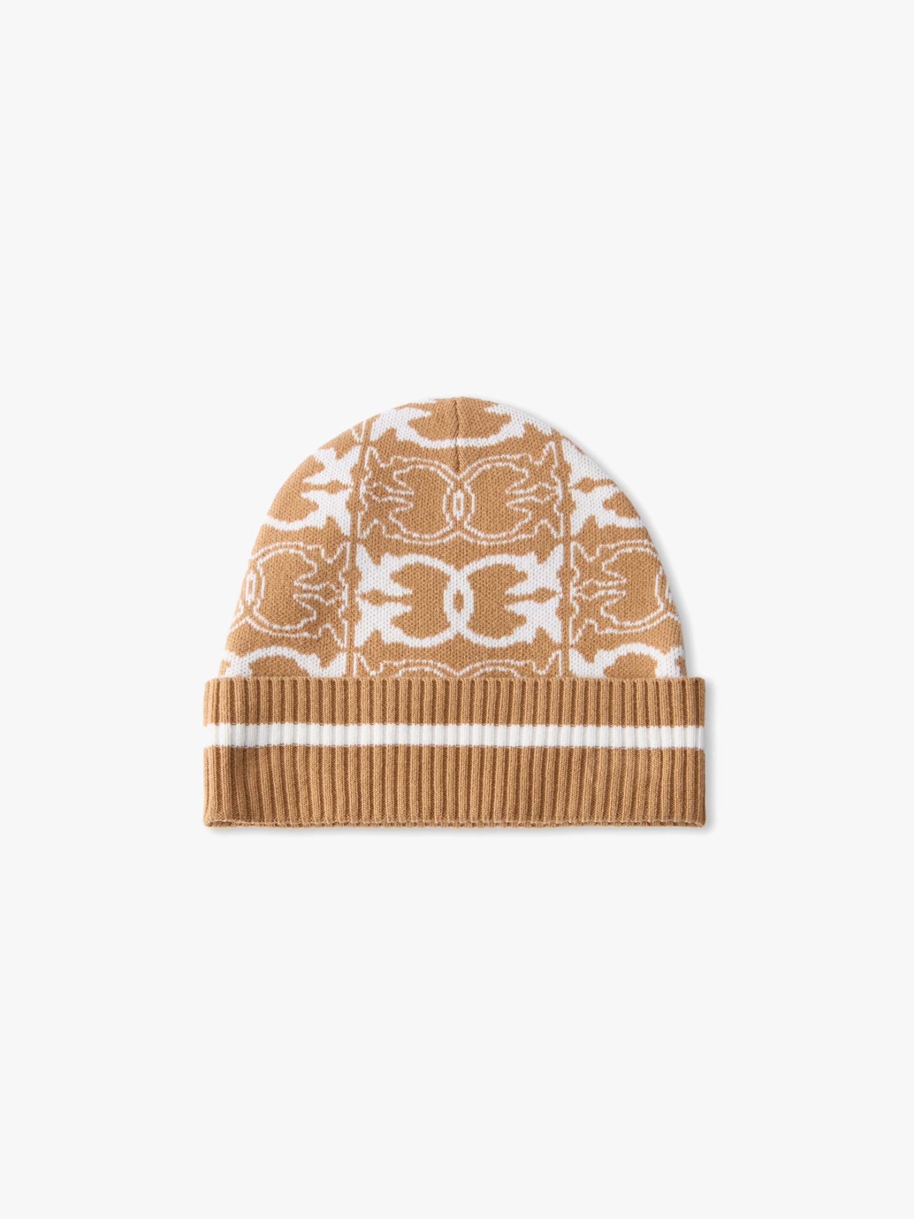 Gorro com Padrão Jacquard