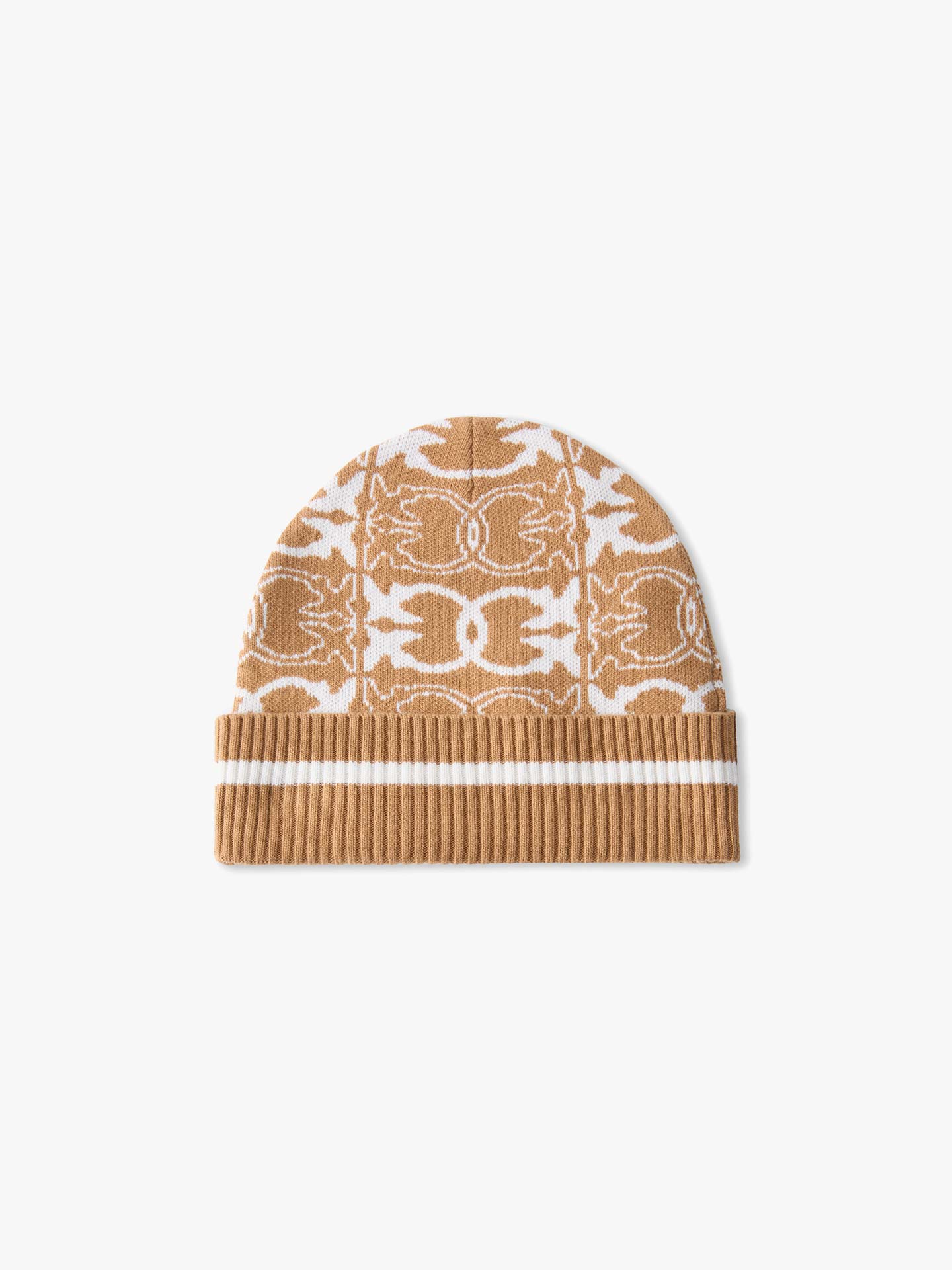 Gorro com Padrão Jacquard
