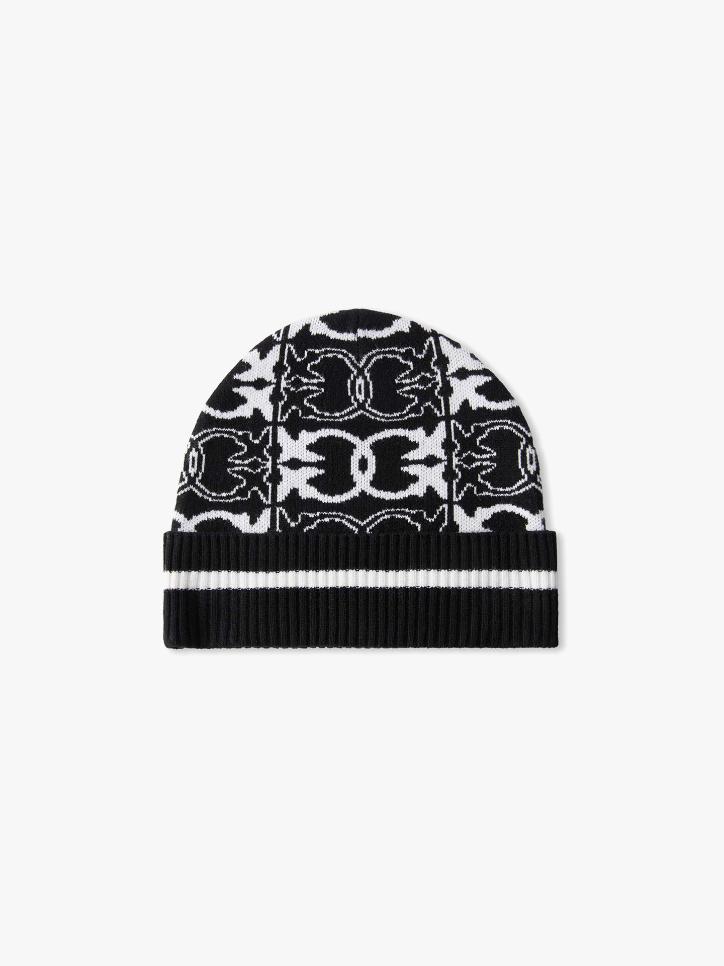 Gorro com Padrão Jacquard