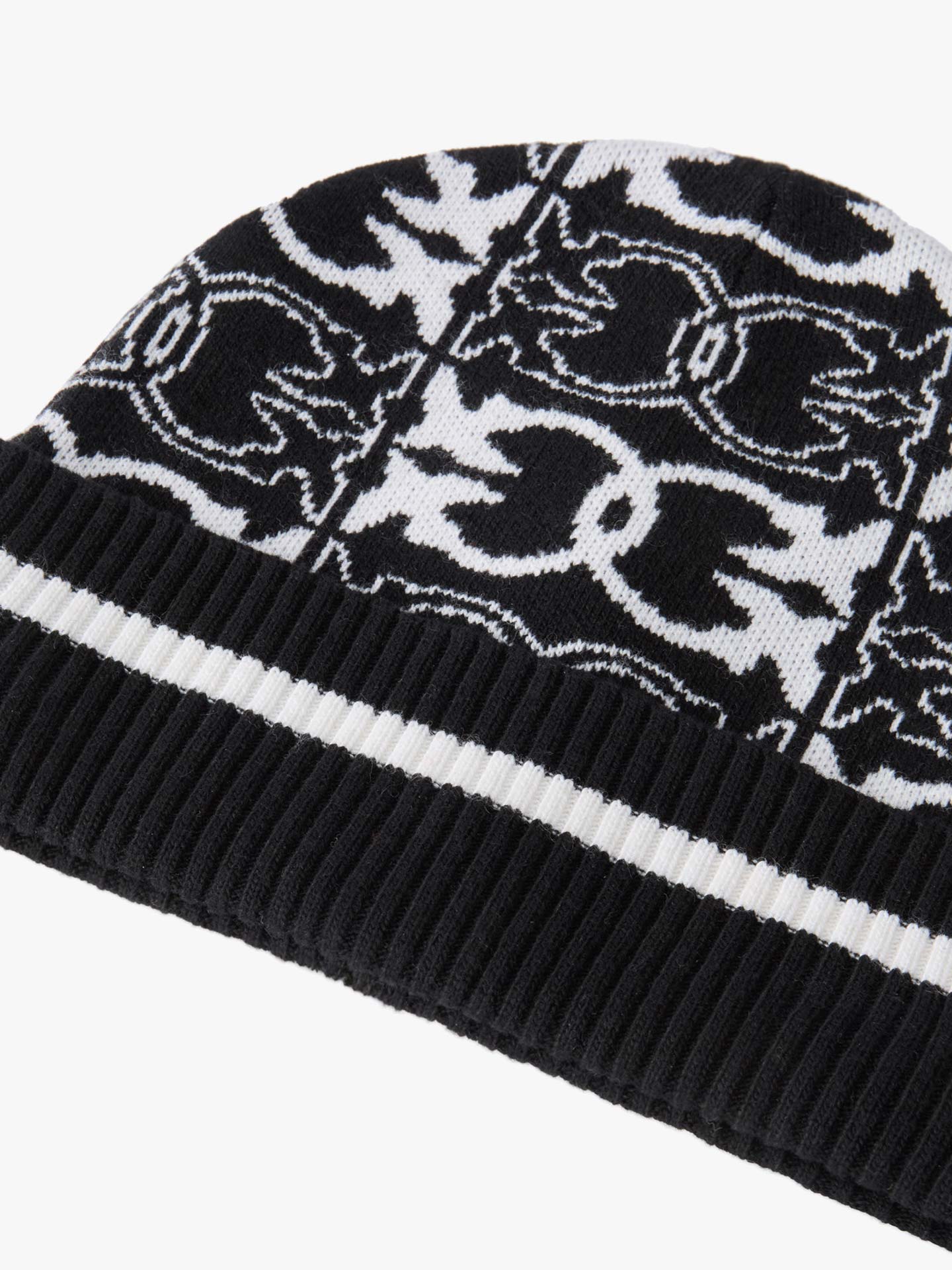 Gorro com Padrão Jacquard