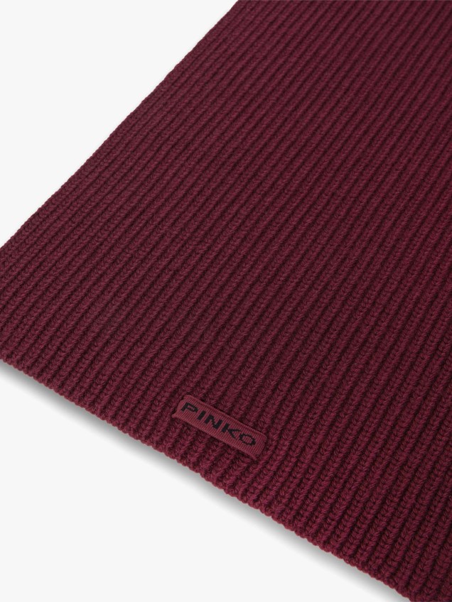 Cachecol em Malha Canelada