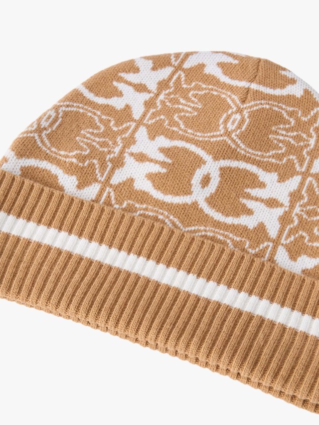 Gorro com Padrão Jacquard