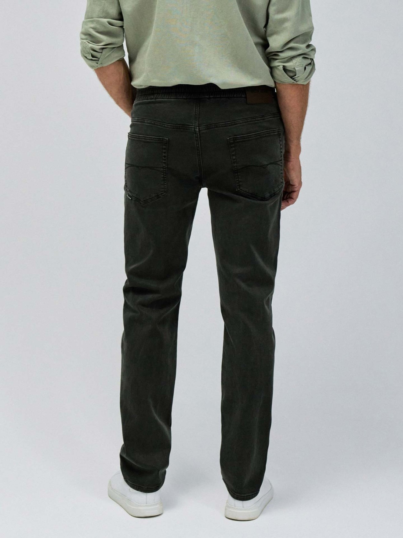 Calças de Ganga Jogger Slim Fit