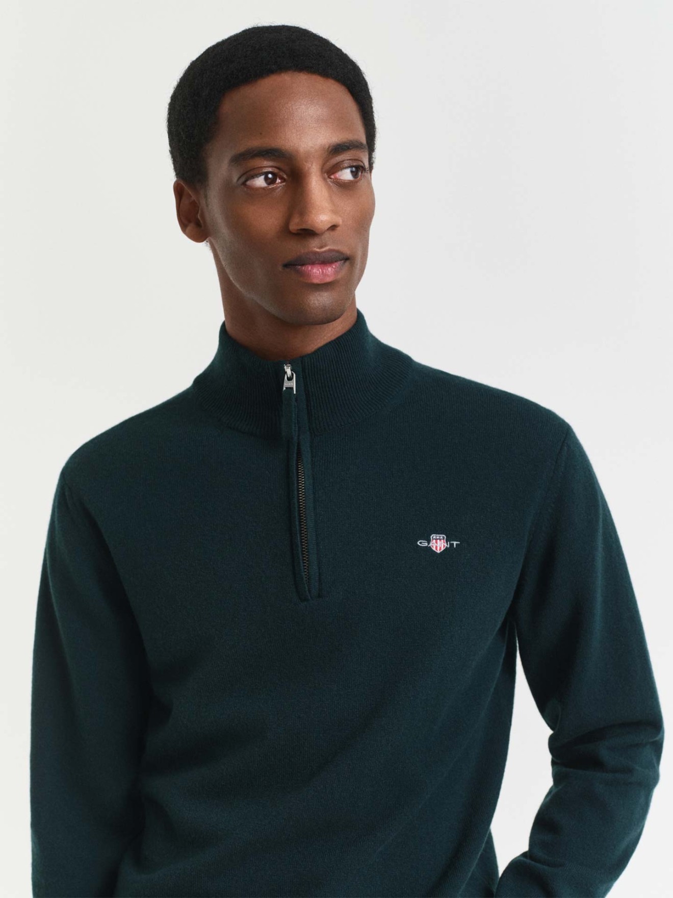 Camisola de L� com Meio Fecho