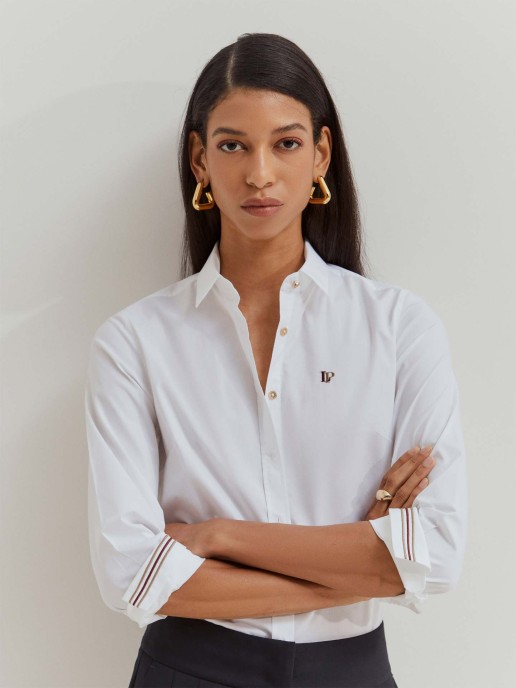 Camisa Clssica de Algodo