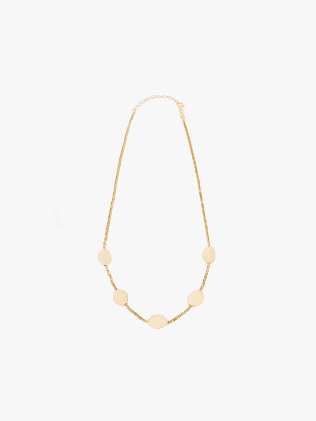 Colar com Pingentes Ovais