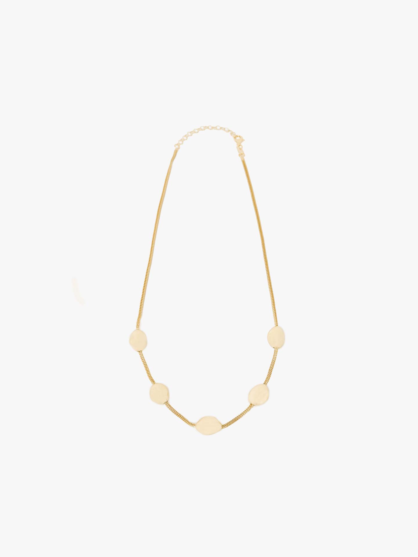 Colar com Pingentes Ovais