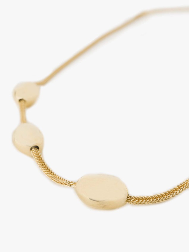 Colar com Pingentes Ovais