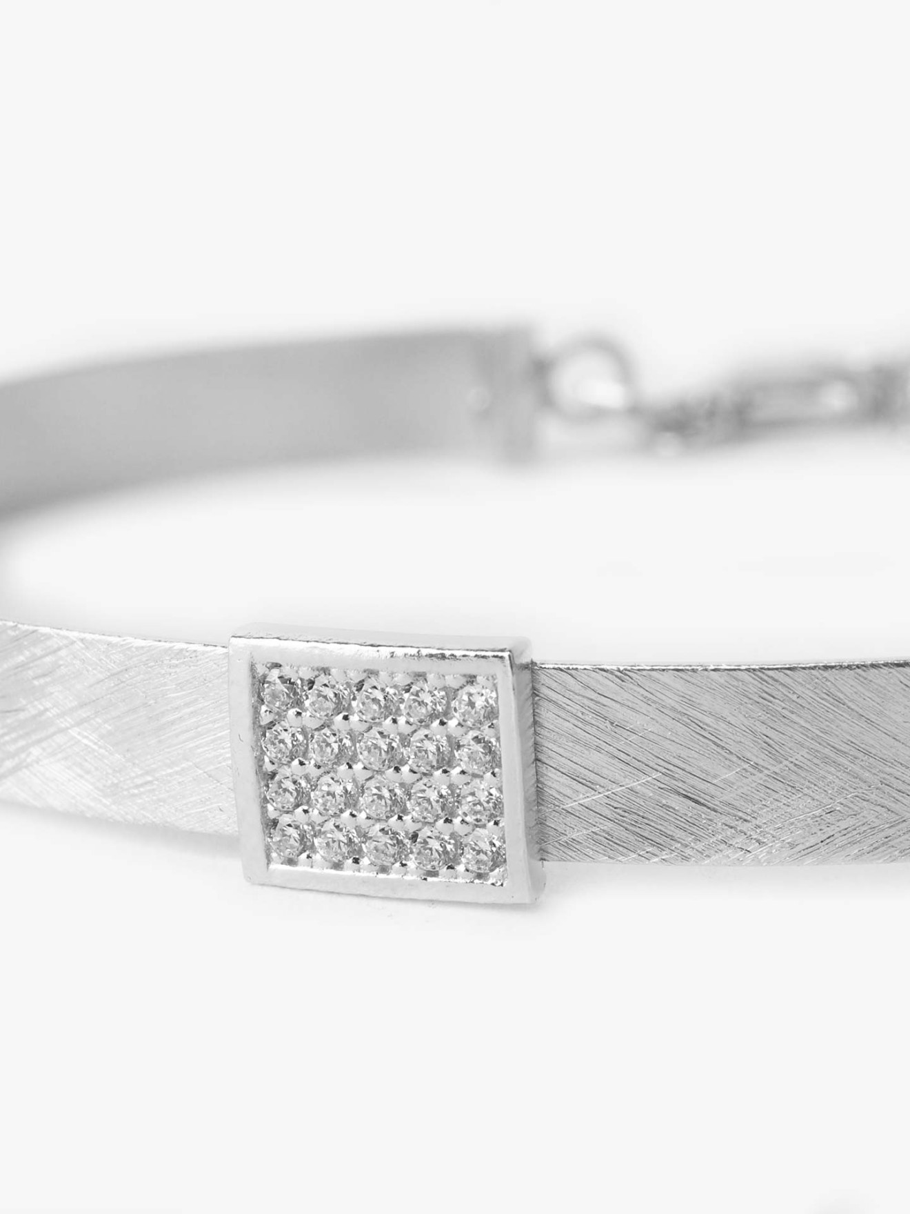 Pulseira de Prata com Zircnias