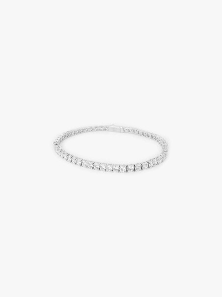 Pulseira de Prata com Zircnias