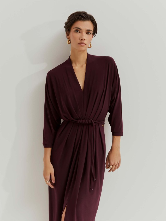 Vestido de Malha Comprido