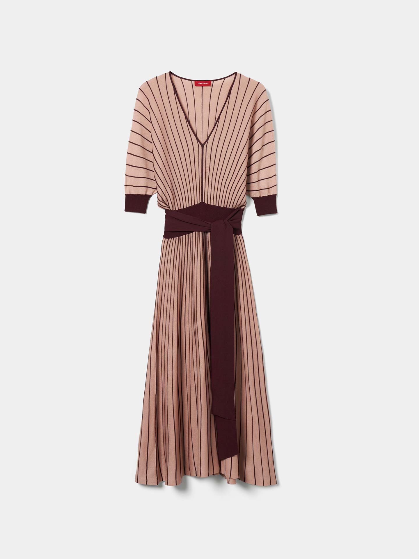 Vestido Midi Evasé em Malha