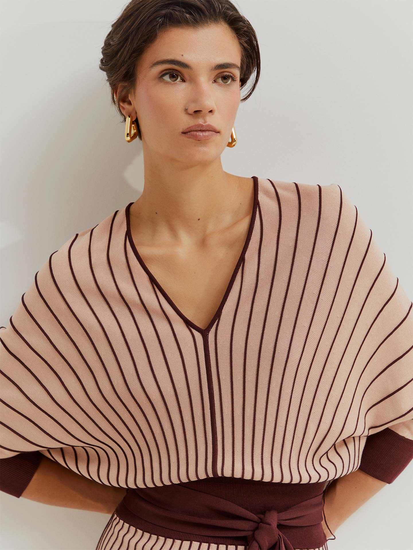 Vestido Midi Evasé em Malha