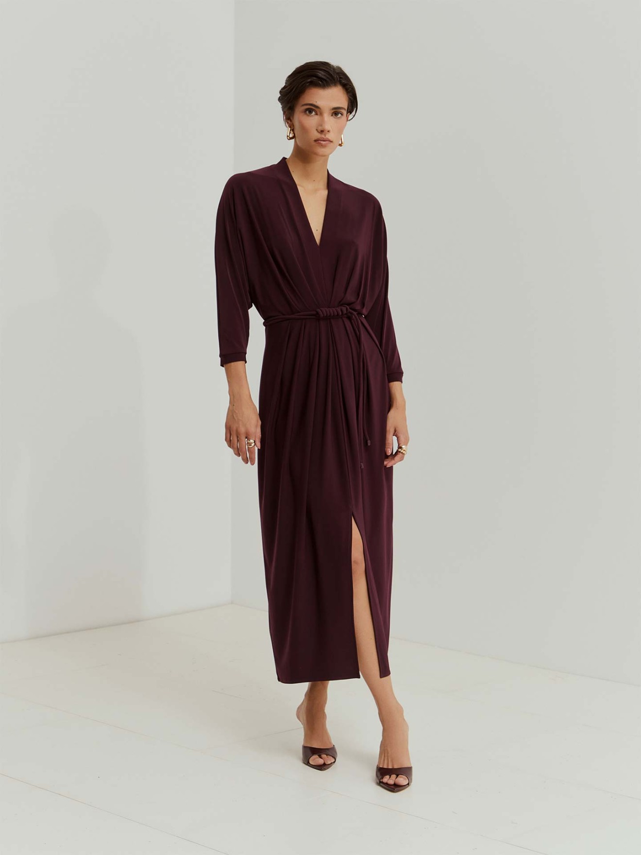 Vestido de Malha Comprido