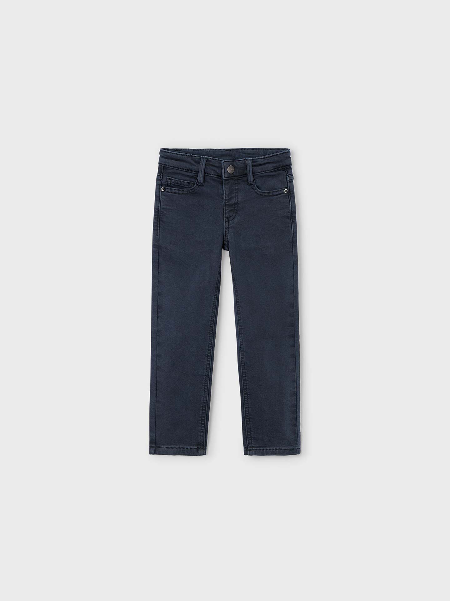 Calças de Ganga Clássicas Regular Fit para Menino com Cintura Ajustável