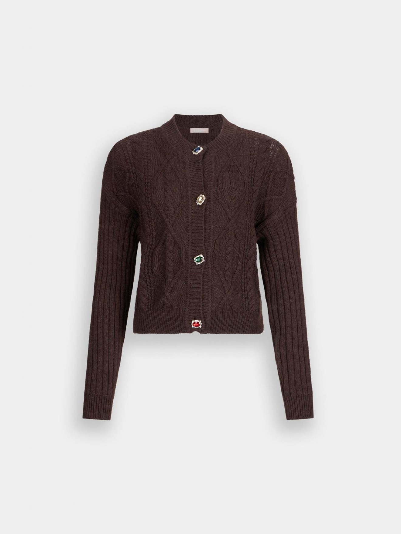 Casaco de Malha Curto em L