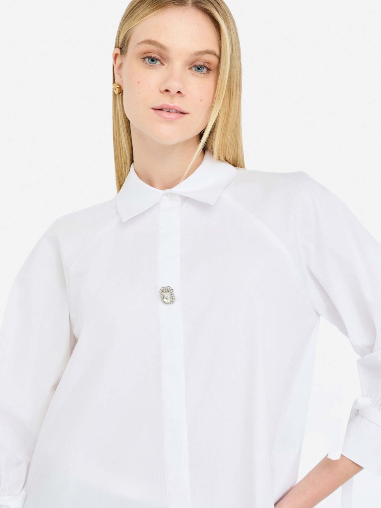 Camisa com Manga 3/4