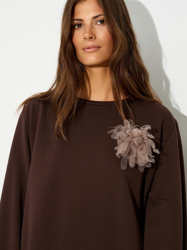 Vestido Comprido com Renda