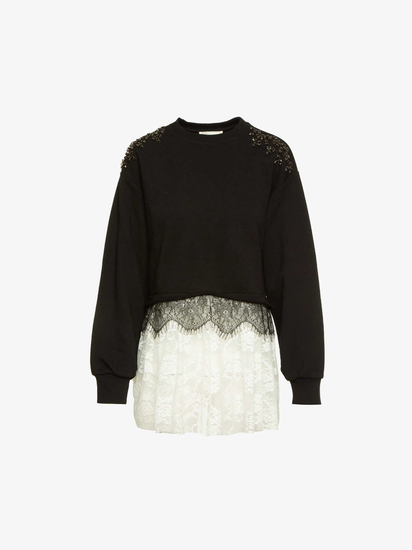 Sweatshirt com Renda