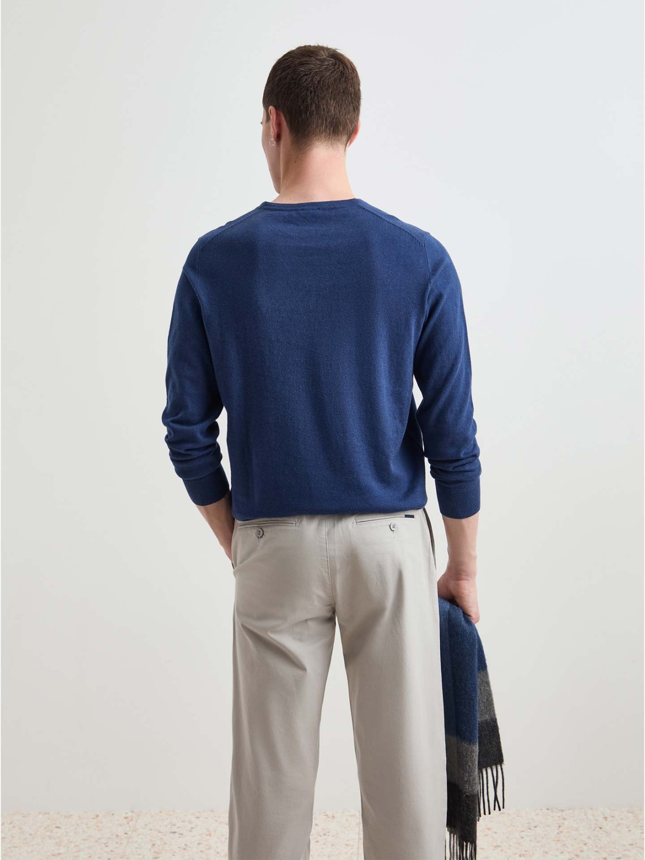 Pullover em Algod�o e Caxemira