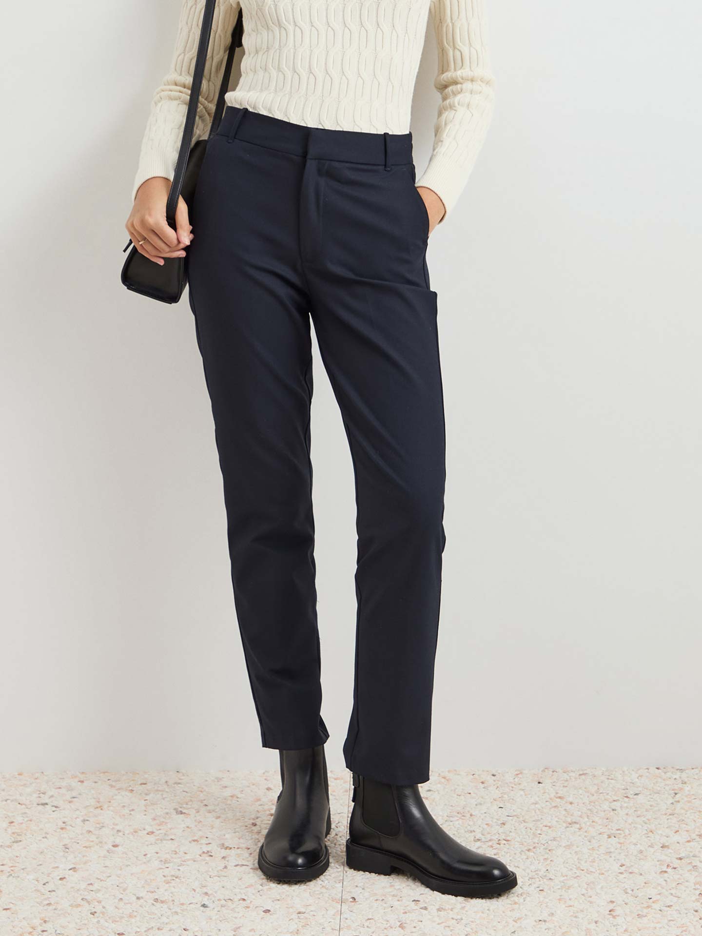 Calças Clássicas Regular Fit