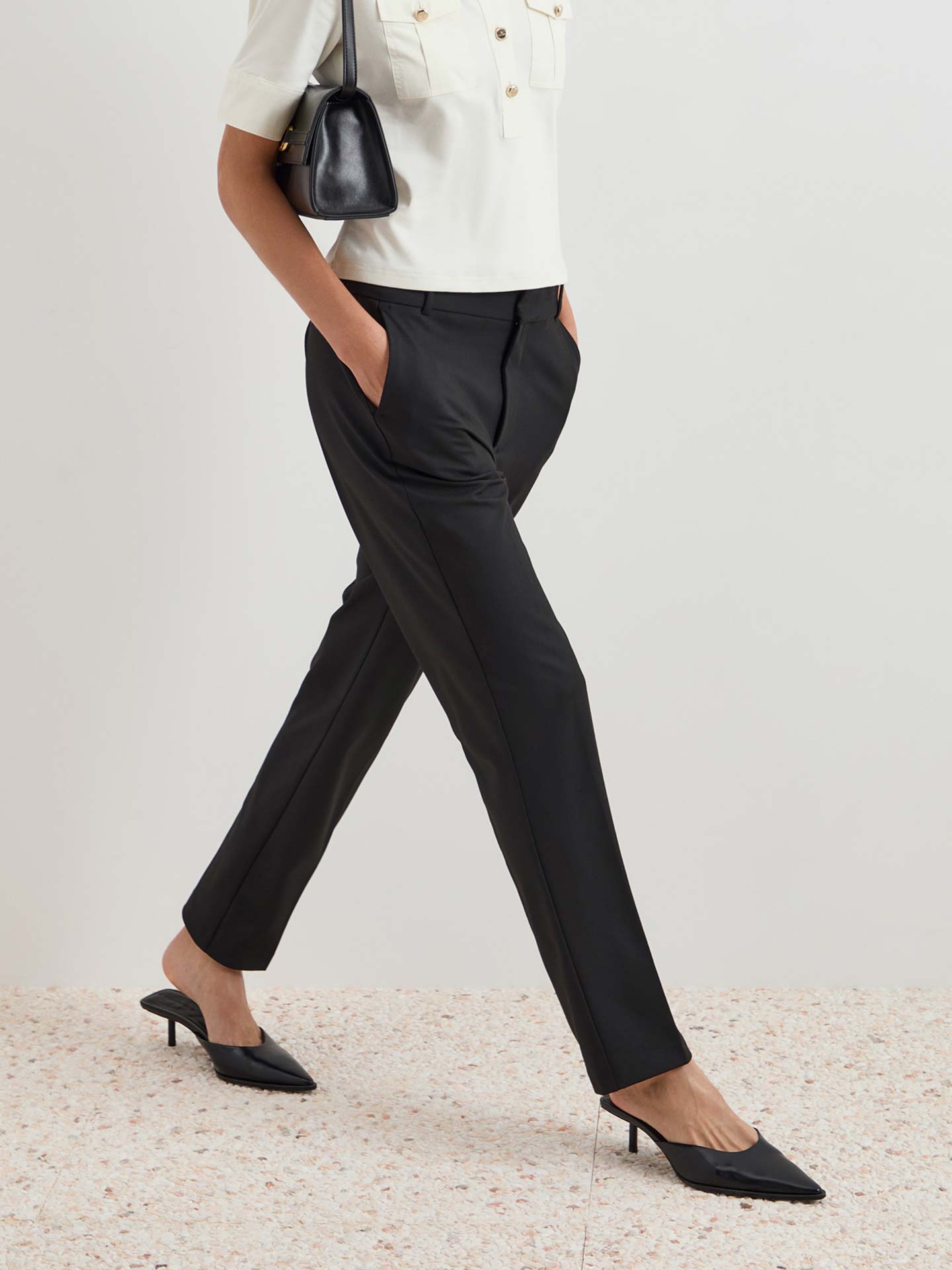 Calças Clássicas Regular Fit