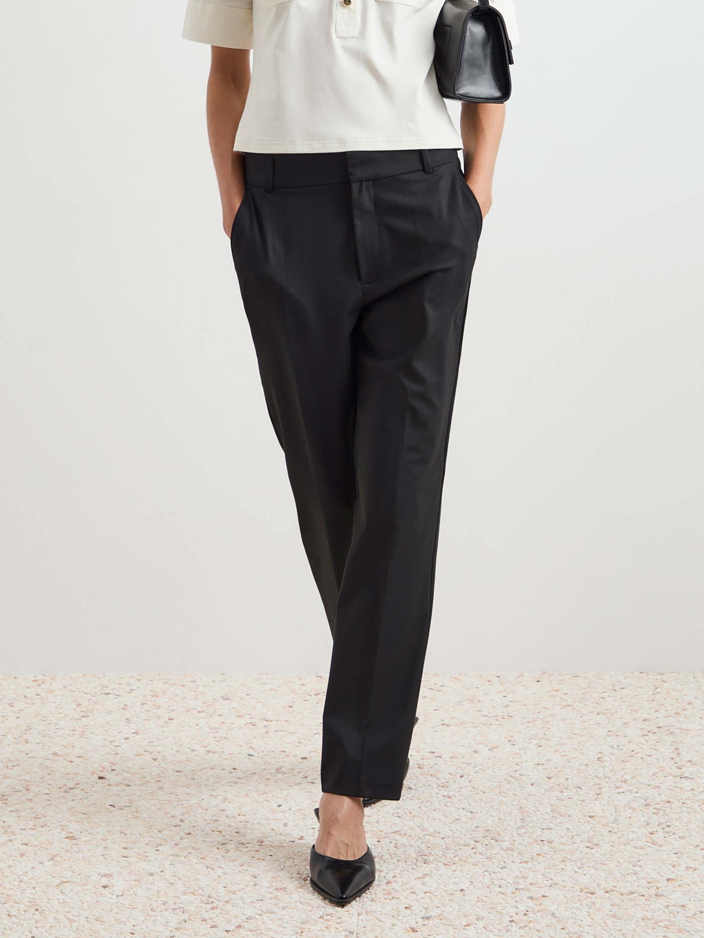 Calças Clássicas Regular Fit