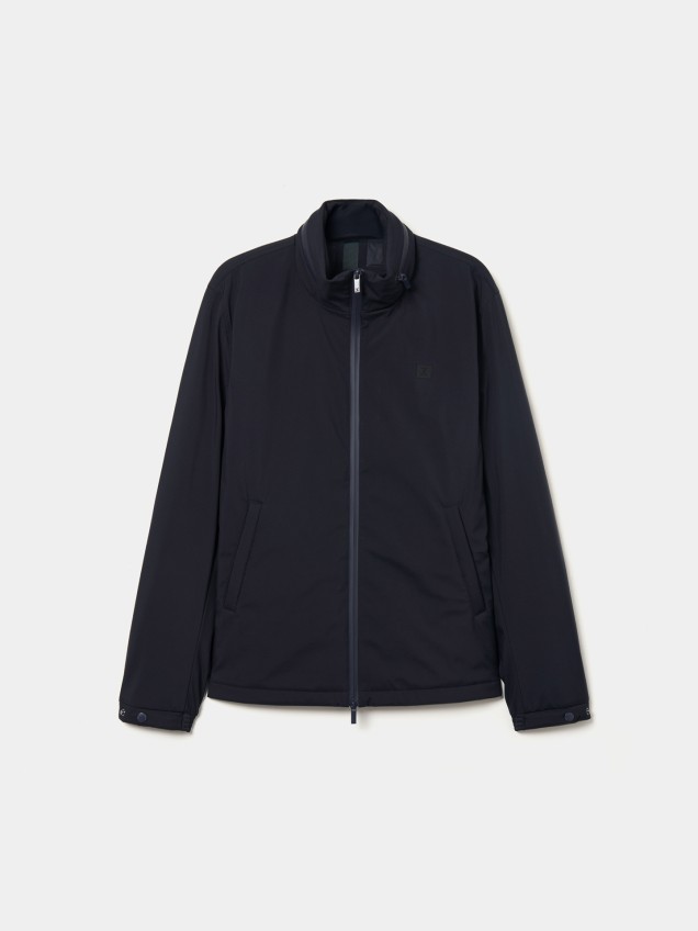 Blusão Leve com Capuz Oculto