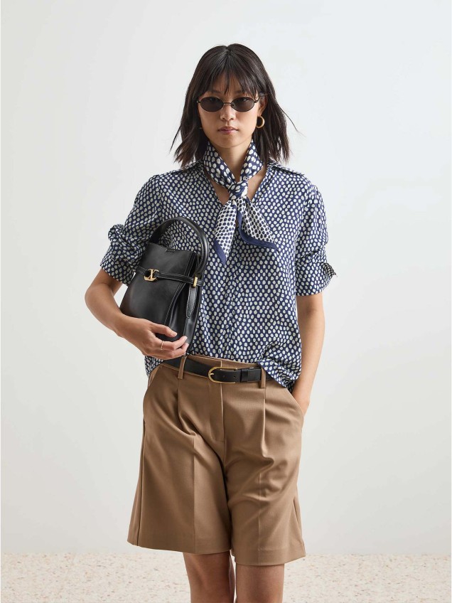 Lenço Quadrado Estampado